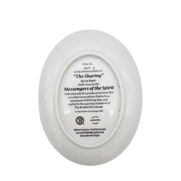 The Sharing Plate Messengers of the Spirit #6 Lee Bogle Bradford Exchange‎ - Picture 2 of 11